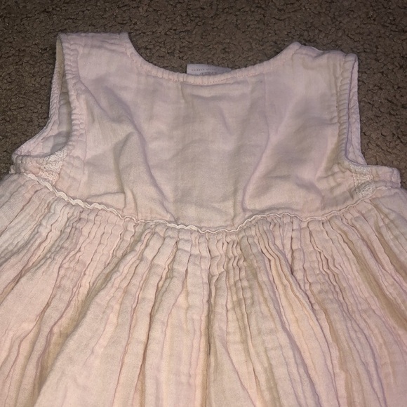 SPELL & The Little Gypsies Ava Botanically Dyed Cotton Sleeveless Dress Rose 3Y - Picture 7 of 9